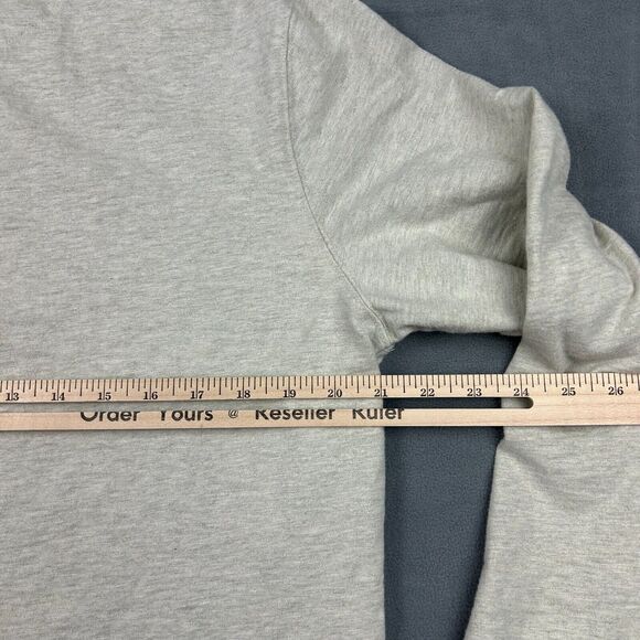 Guideboat Co Reliance Garments Shirt Mens Large Off White Henley Rowing - Picture 8 of 10